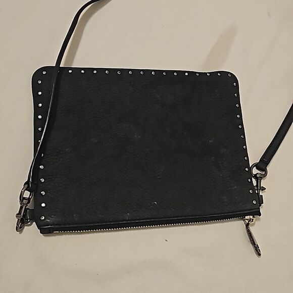 Rebecca Minkoff Black sude/leather Crossbody Purse - Picture 2 of 11